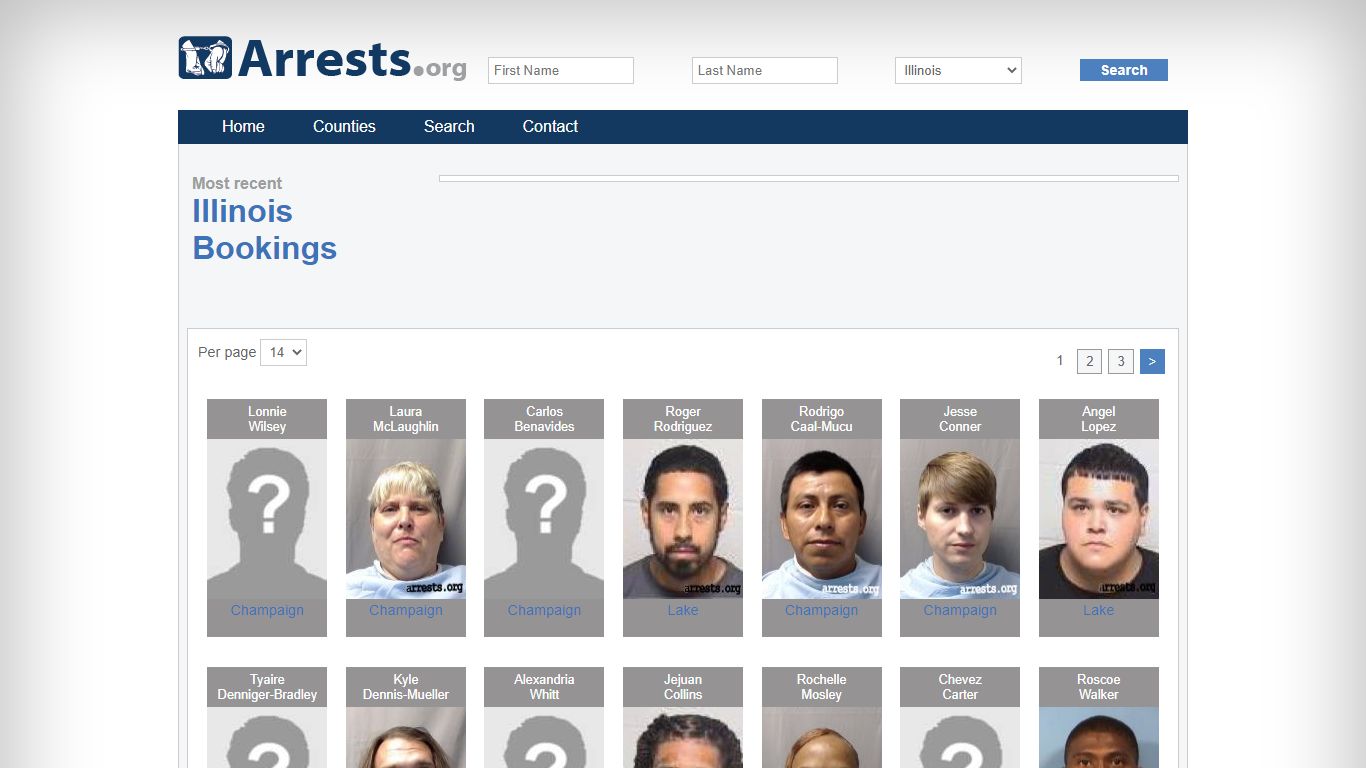 Illinois Arrests and Inmate Search